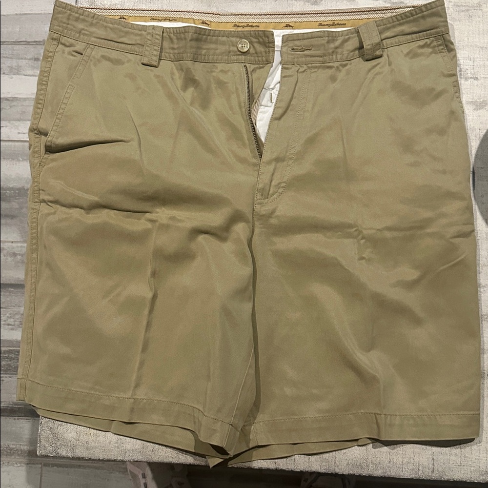 Tommy Bahama Tan and White Shorts